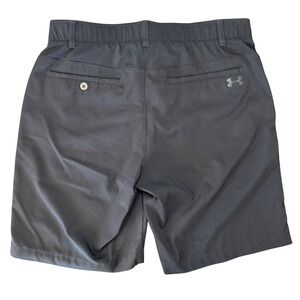 Under Armour HeatGear Golf Shorts Men's 34 Black Performance Stretch Casual